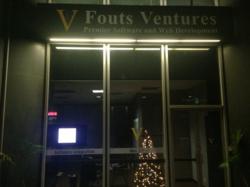 Fouts Ventures Retail Storefront in Los Angeles, California - Nighttime Display 2012